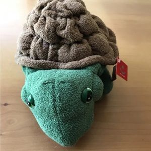 Aurora Plush Turtle Hand Puppet - 12” Long, NWT.